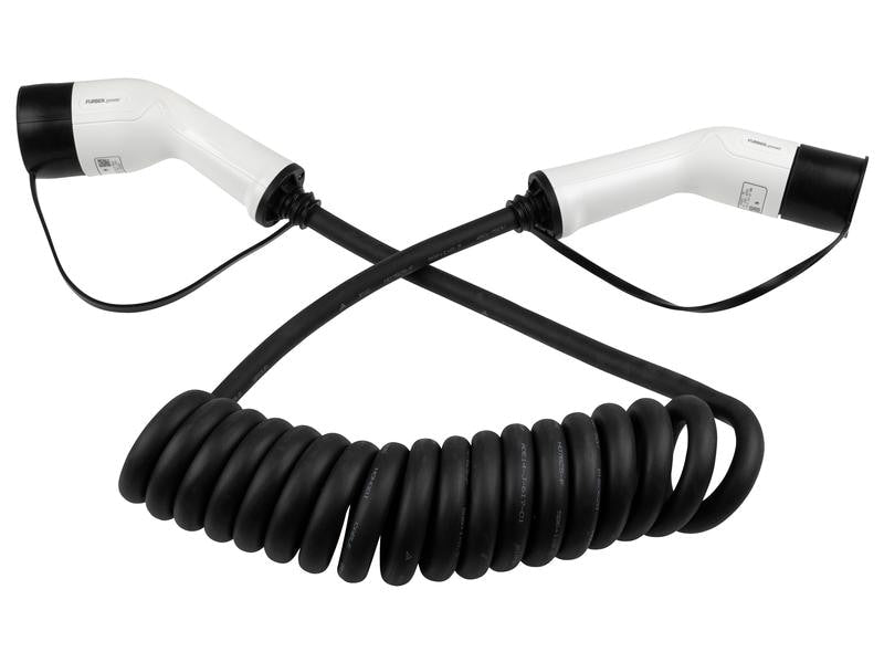 FURBER.power Ladekabel THOR Typ 2 22kW 5 m Spiral
