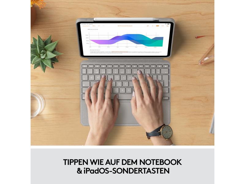 Logitech Tablet Tastatur Cover Combo Touch iPad Pro 11" 1.-4. Gen