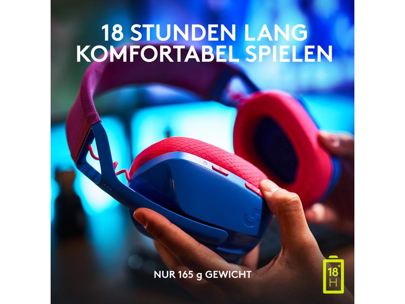 Logitech Headset G435 Gaming Lightspeed Blau