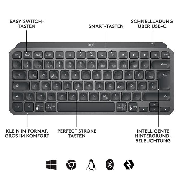Logitech Tastatur MX Keys Mini for Business