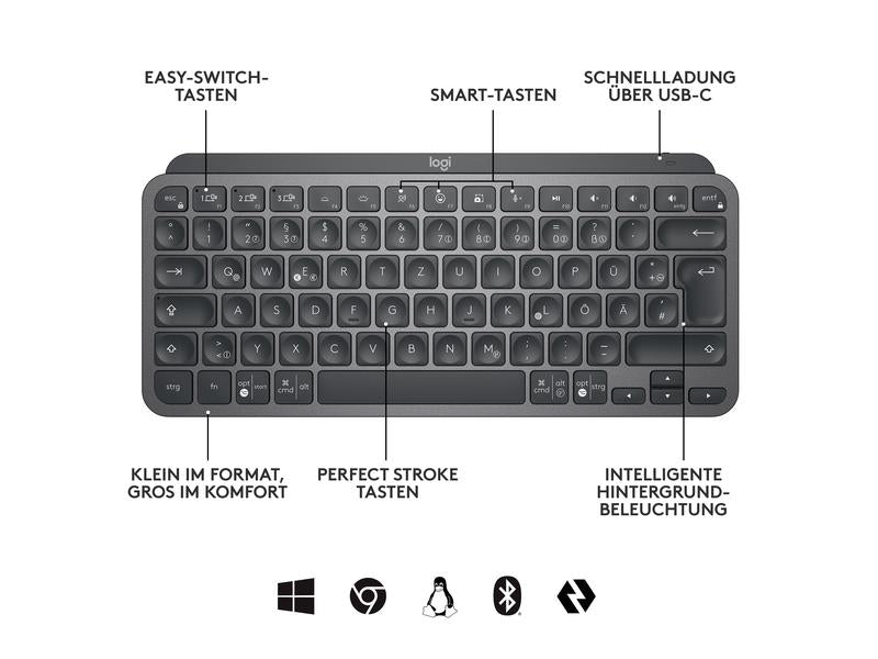 Logitech Tastatur MX Keys Mini for Business