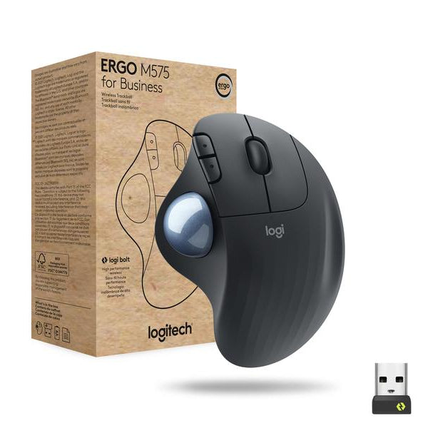 Logitech Trackball Ergo M575 for Business Graphite