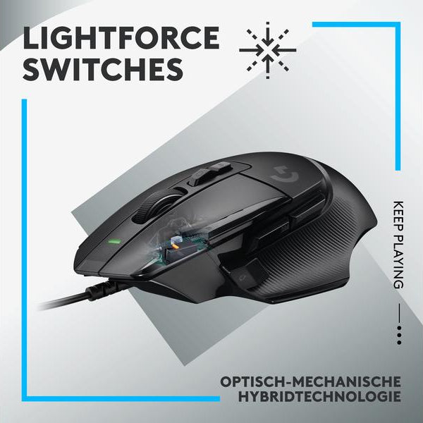 Logitech Gaming-Maus G502 X Schwarz