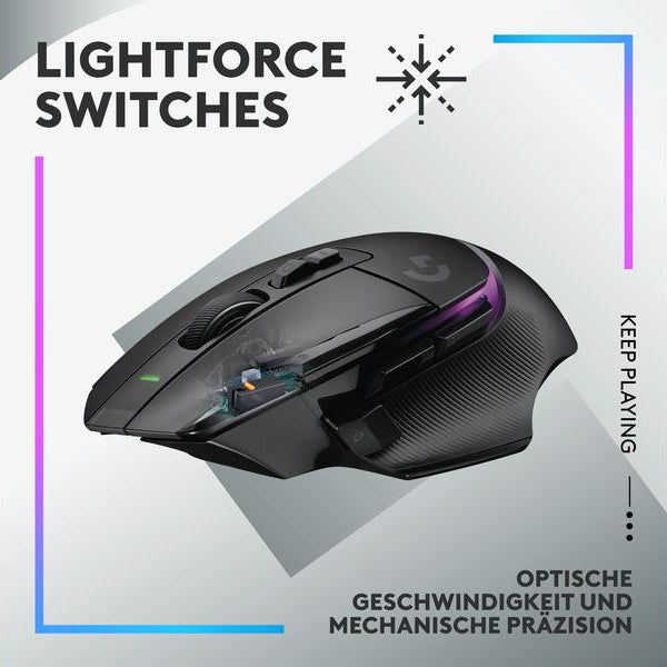 Logitech Gaming-Maus G502 X Plus Schwarz