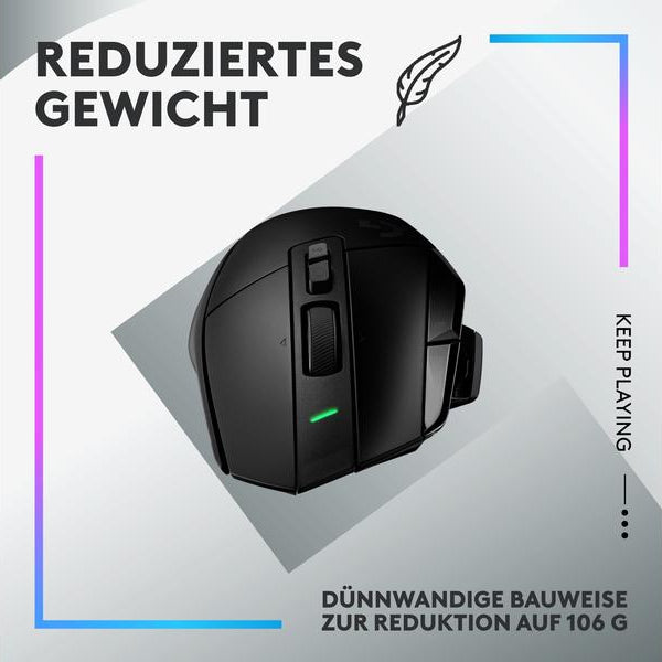 Logitech Gaming-Maus G502 X Plus Schwarz