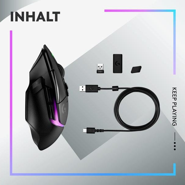 Logitech Gaming-Maus G502 X Plus Schwarz
