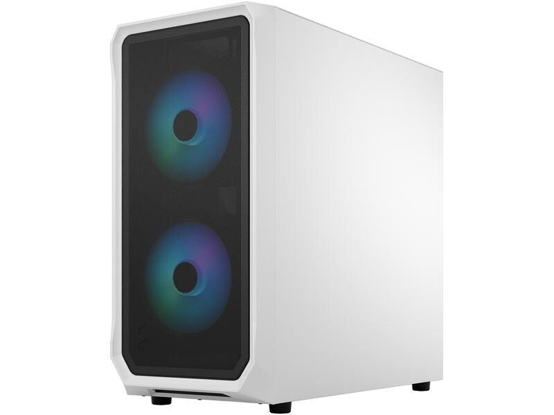 Fractal Design PC-Gehäuse Focus 2 RGB TG Clear Tint Weiss