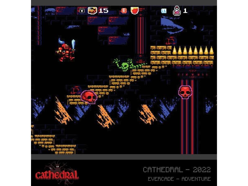 Blaze Evercade Alwa's/Cathedral Cartridge 27 - Red Collection