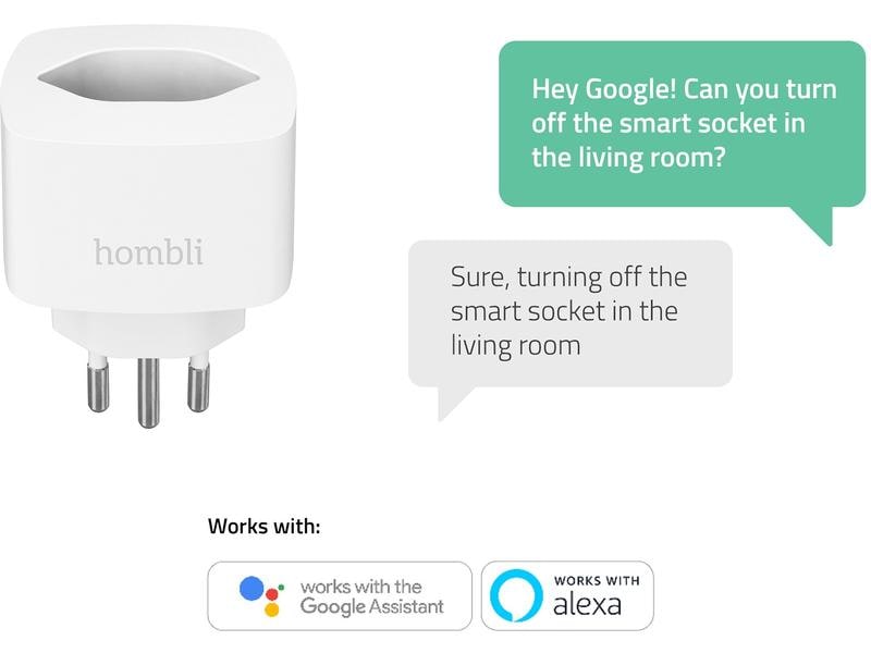 Hombli Smart-Steckdose (CH Modell) - weiss
