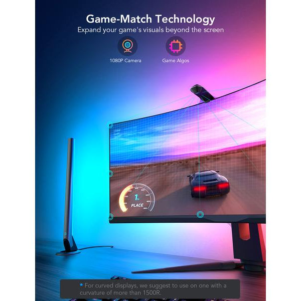 Govee Pro Gaming-Licht DreamView G1, RGBIC, WiFi