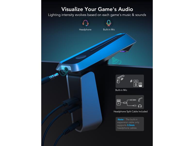 Govee Pro Gaming-Licht DreamView G1, RGBIC, WiFi