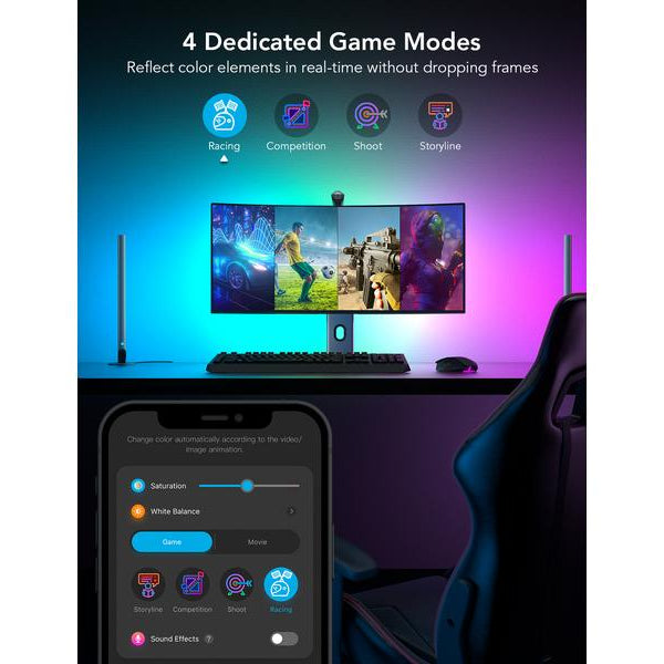 Govee Pro Gaming-Licht DreamView G1, RGBIC, WiFi