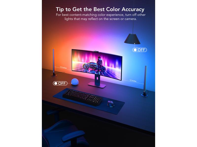 Govee Pro Gaming-Licht DreamView G1, RGBIC, WiFi