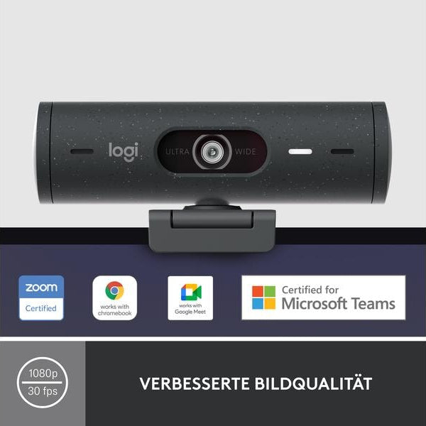 Logitech Webcam Brio 500 Graphite