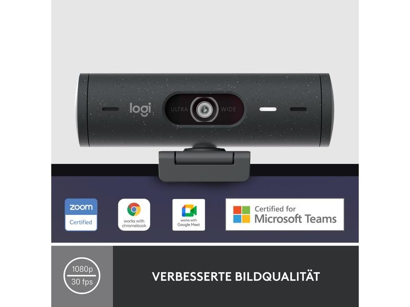 Logitech Webcam Brio 500 Graphite