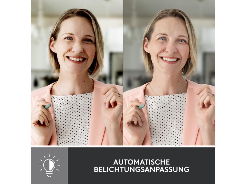 Logitech Webcam Brio 500 Weiss