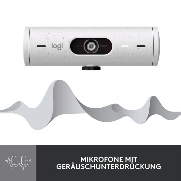 Logitech Webcam Brio 500 Weiss