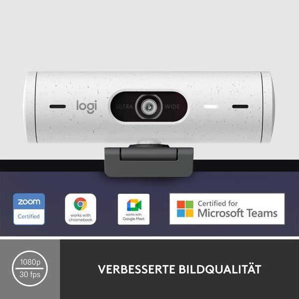 Logitech Webcam Brio 500 Weiss