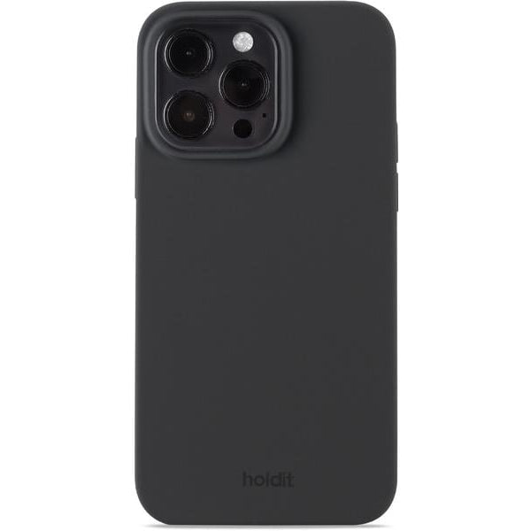 Holdit Back Cover Silicone iPhone 14 Pro Max Schwarz