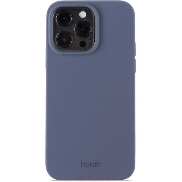 Holdit Back Cover Silicone iPhone 15 Pro Max Blau