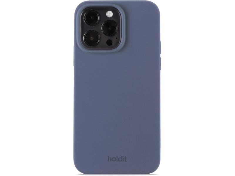 Holdit Back Cover Silicone iPhone 15 Pro Max Blau