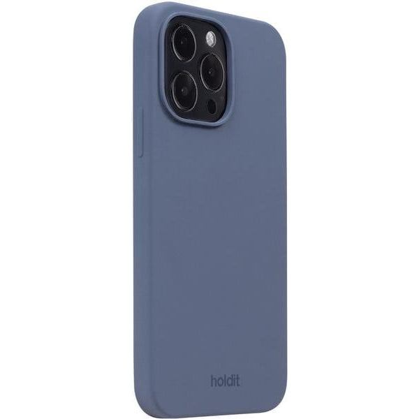 Holdit Back Cover Silicone iPhone 15 Pro Max Blau