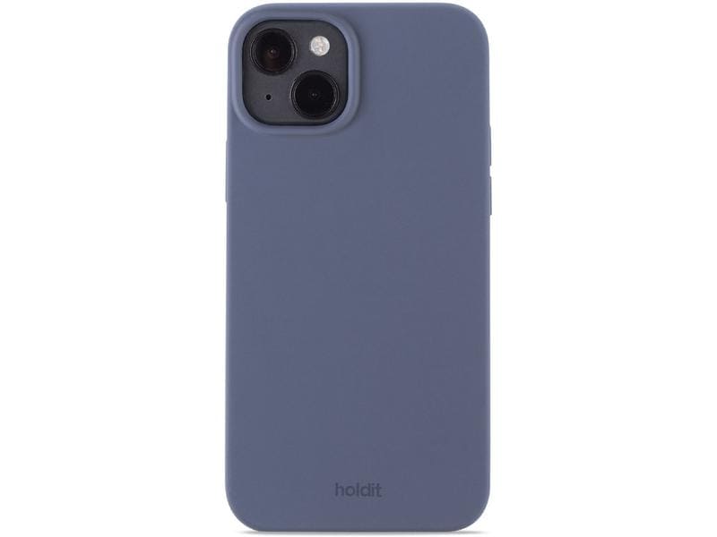 Holdit Back Cover Silicone iPhone 15 Plus Blau
