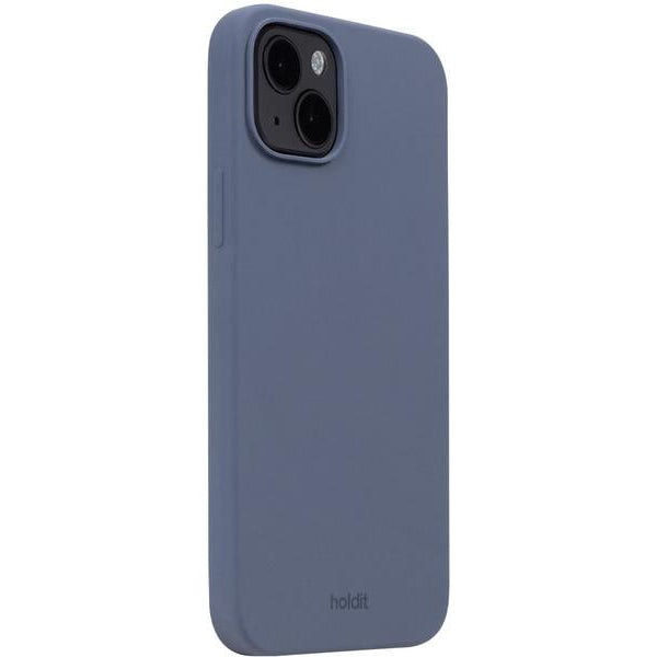 Holdit Back Cover Silicone iPhone 15 Plus Blau
