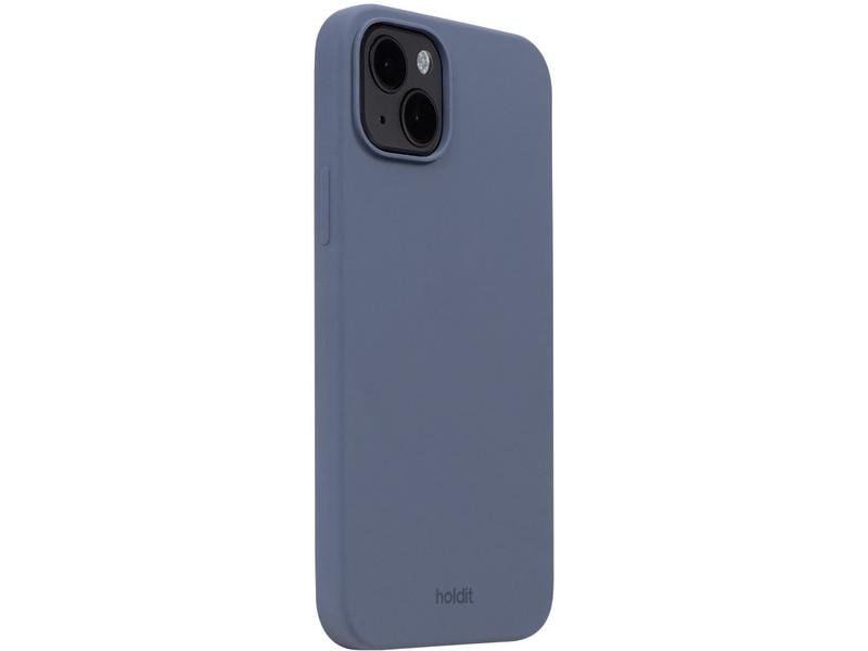 Holdit Back Cover Silicone iPhone 15 Plus Blau
