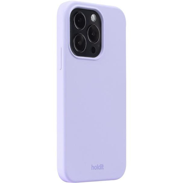Holdit Back Cover Silicone iPhone 15 Pro Lavendel