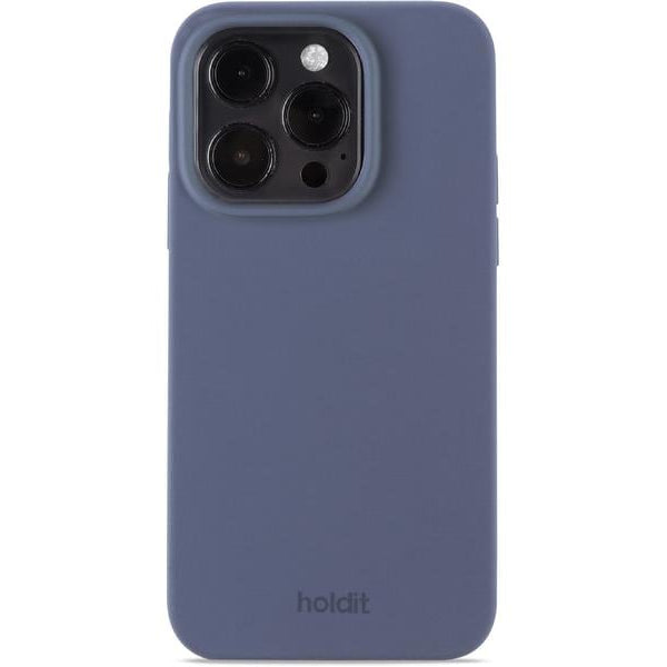 Holdit Back Cover Silicone iPhone 14 Pro Blau