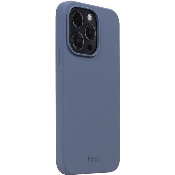 Holdit Back Cover Silicone iPhone 14 Pro Blau