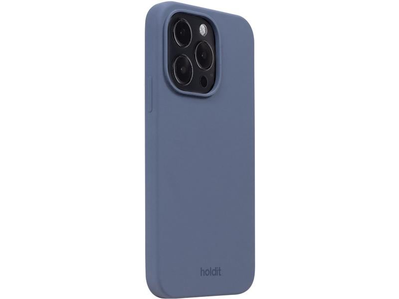 Holdit Back Cover Silicone iPhone 14 Pro Blau
