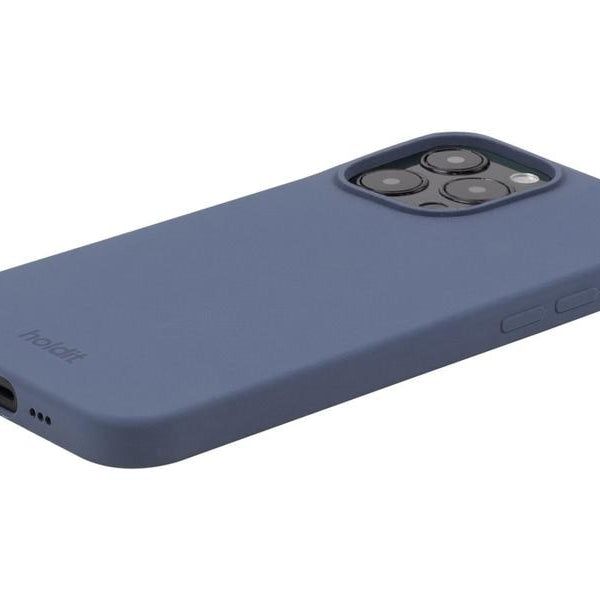 Holdit Back Cover Silicone iPhone 14 Pro Blau