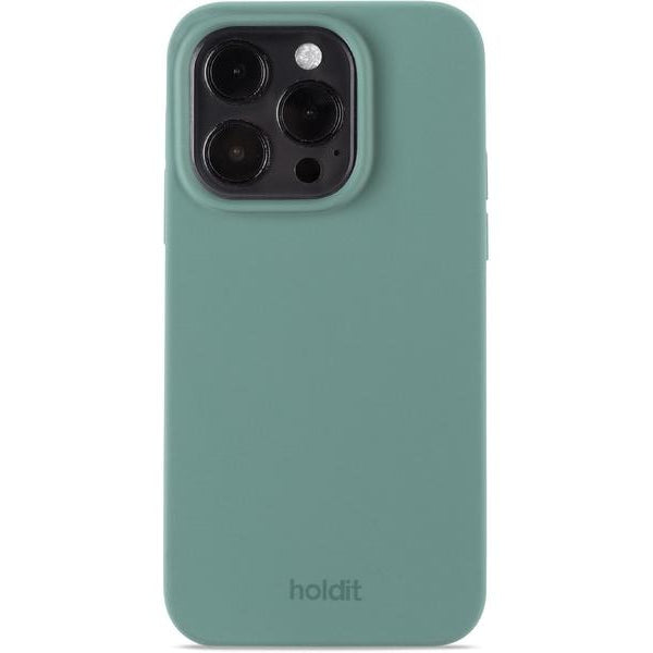 Holdit Back Cover Silicone iPhone 14 Pro Grün