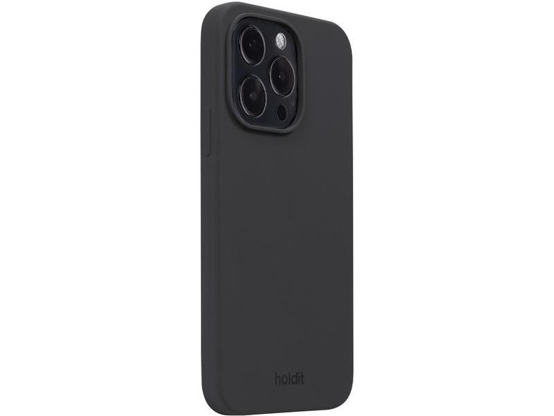Holdit Back Cover Silicone iPhone 14 Pro Schwarz