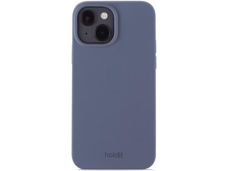 Holdit Back Cover Silicone iPhone 14 Blau