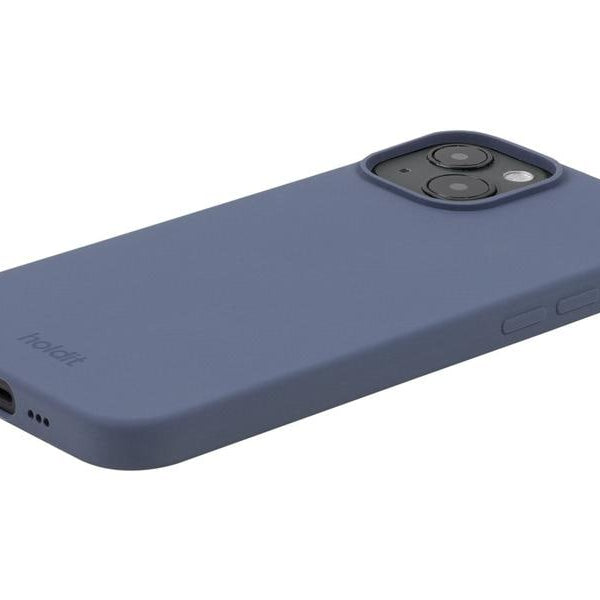 Holdit Back Cover Silicone iPhone 14 Blau