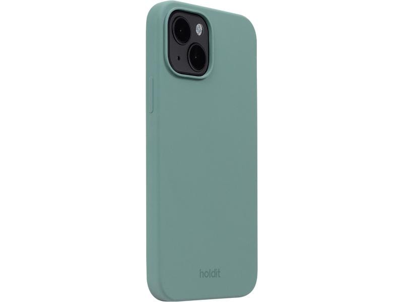 Holdit Back Cover Silicone iPhone 14 Grün