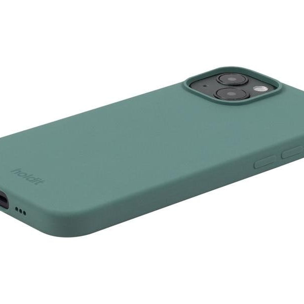 Holdit Back Cover Silicone iPhone 14 Grün