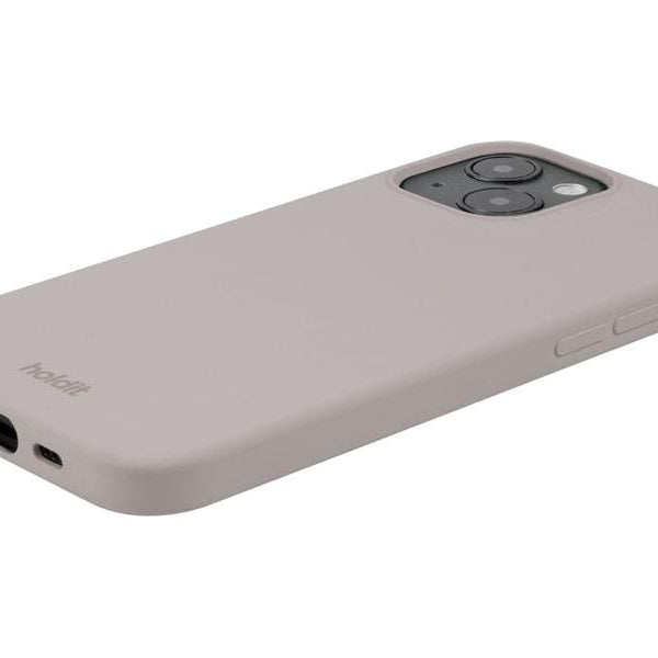 Holdit Back Cover Silicone iPhone 14 Taupe