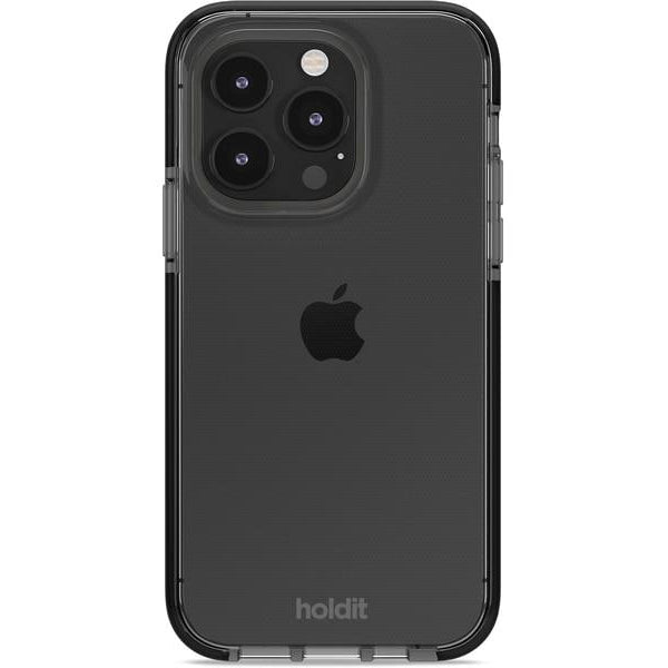 Holdit Back Cover Seethru iPhone 14 Pro Schwarz