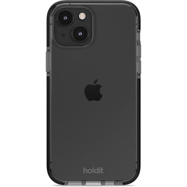 Holdit Back Cover Seethru iPhone 15 Schwarz