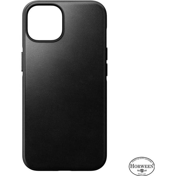 Nomad Back Cover Modern Leather Horween iPhone 14 Plus Schwarz