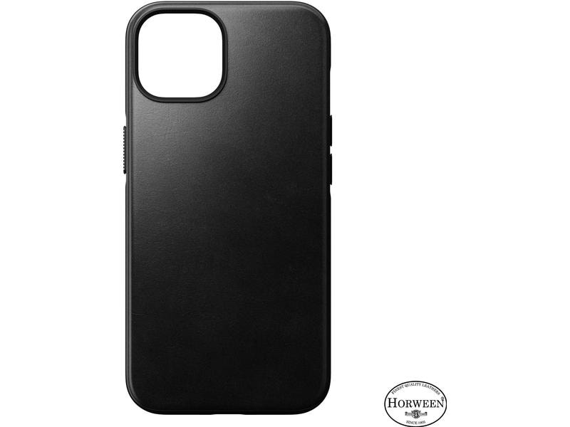 Nomad Back Cover Modern Leather Horween iPhone 14 Plus Schwarz