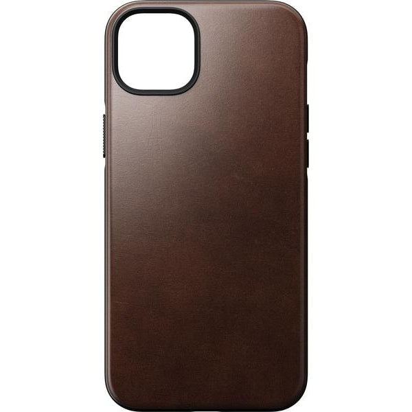 Nomad Back Cover Modern Leather Horween iPhone 14 Plus Braun