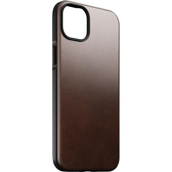 Nomad Back Cover Modern Leather Horween iPhone 14 Plus Braun