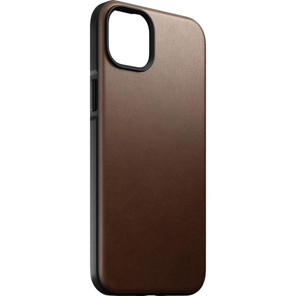 Nomad Back Cover Modern Leather iPhone 14 Plus Braun