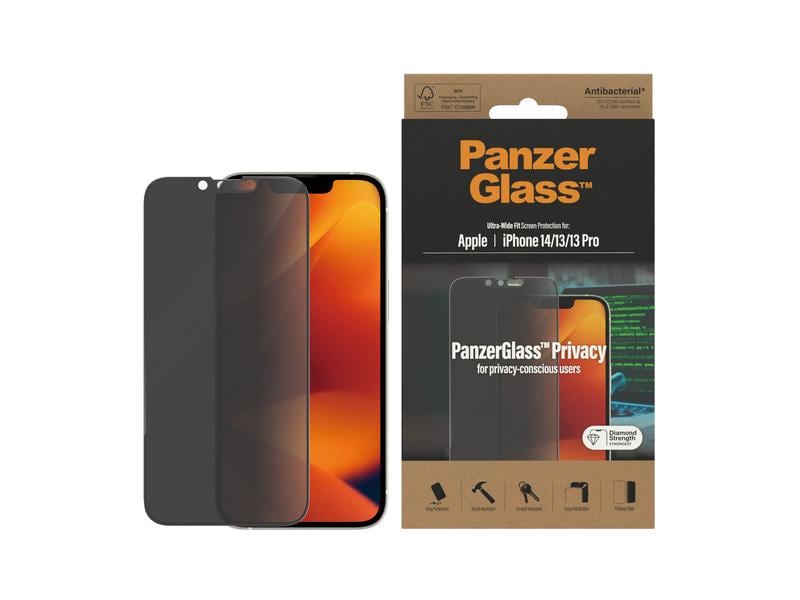 Panzerglass Displayschutz Ultra Wide Fit Privacy iPhone 13/13 Pro/14
