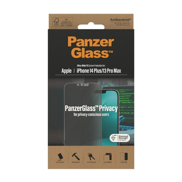 Panzerglass Displayschutz Ultra Wide Fit Privacy iPhone 14 Plus